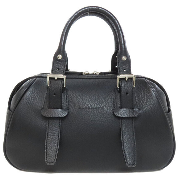 BURBERRY Black Leather Tote Bag - Picture 1 of 11